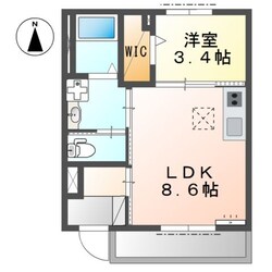 京口駅 バス15分  小川バス停下車：停歩11分 1階の物件間取画像